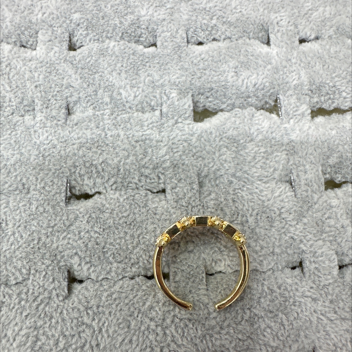 铜戒指银指环半成锆石饰品时尚百搭女款男款情侣款，细节图