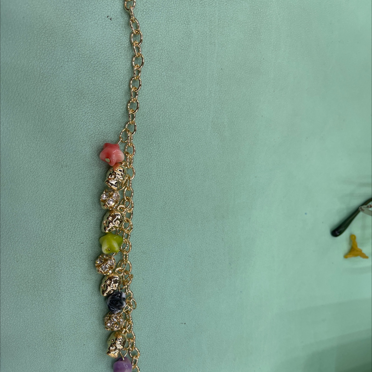 星月菩提陶瓷水晶手串文玩手链男女时尚饰品天然材质简约百搭产品图