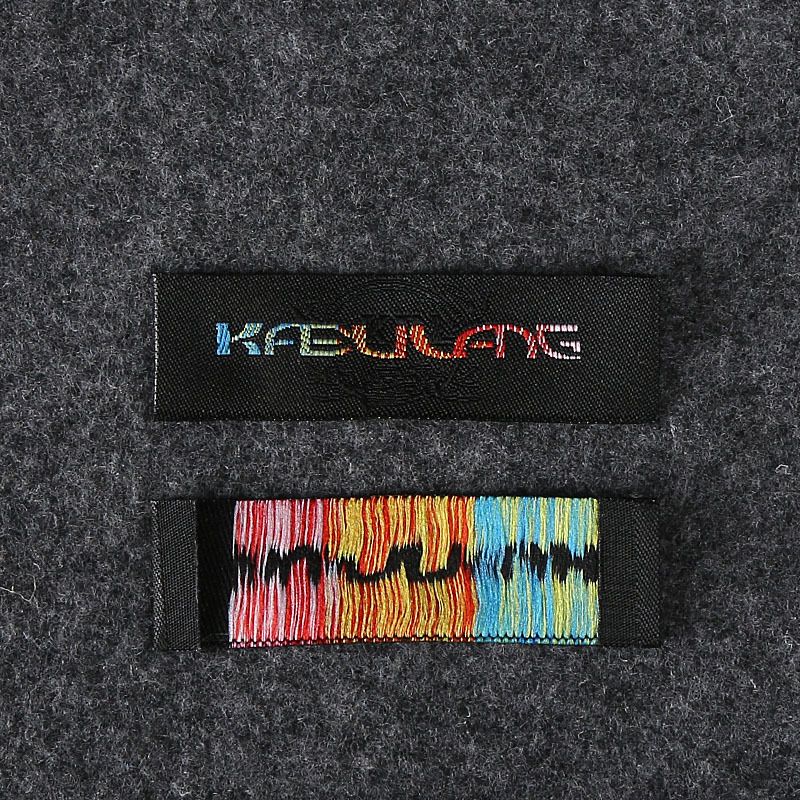 诚信服装辅料 服装织唛定做 高密度勾边电脑织标服装织唛定做