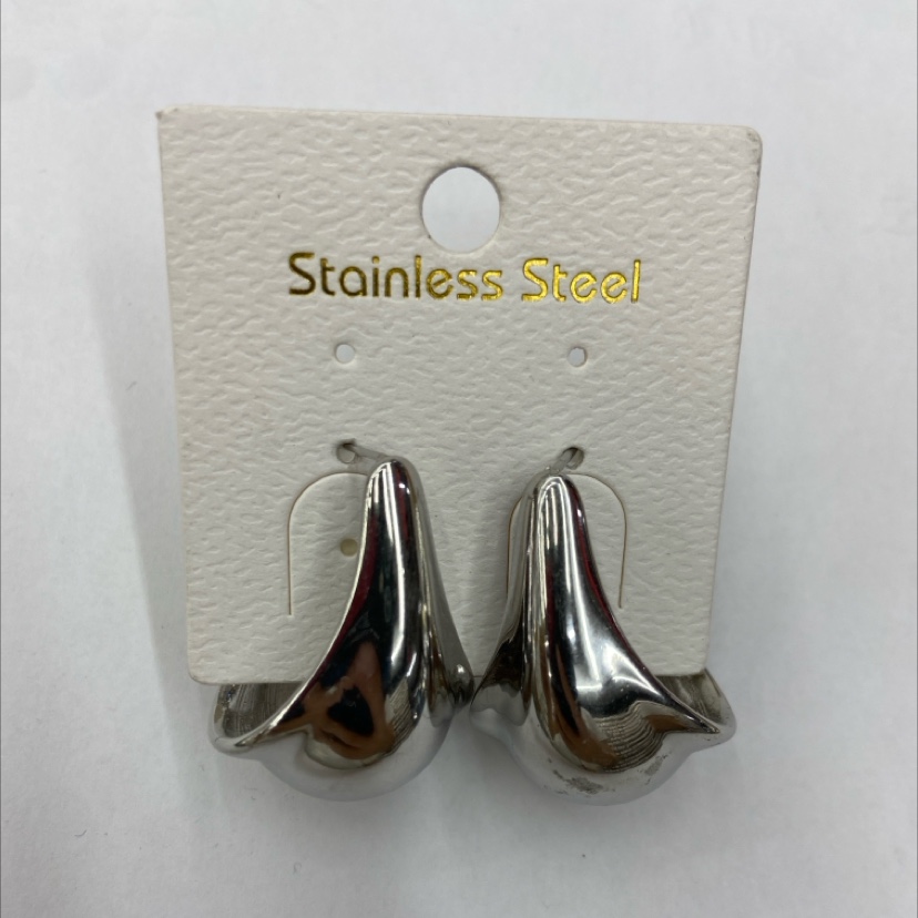 荣鑫饰品，钛钢耳环，金属耳钉气质简约百搭个性时尚女耳饰  饰品耳饰耳钉耳钉耳饰