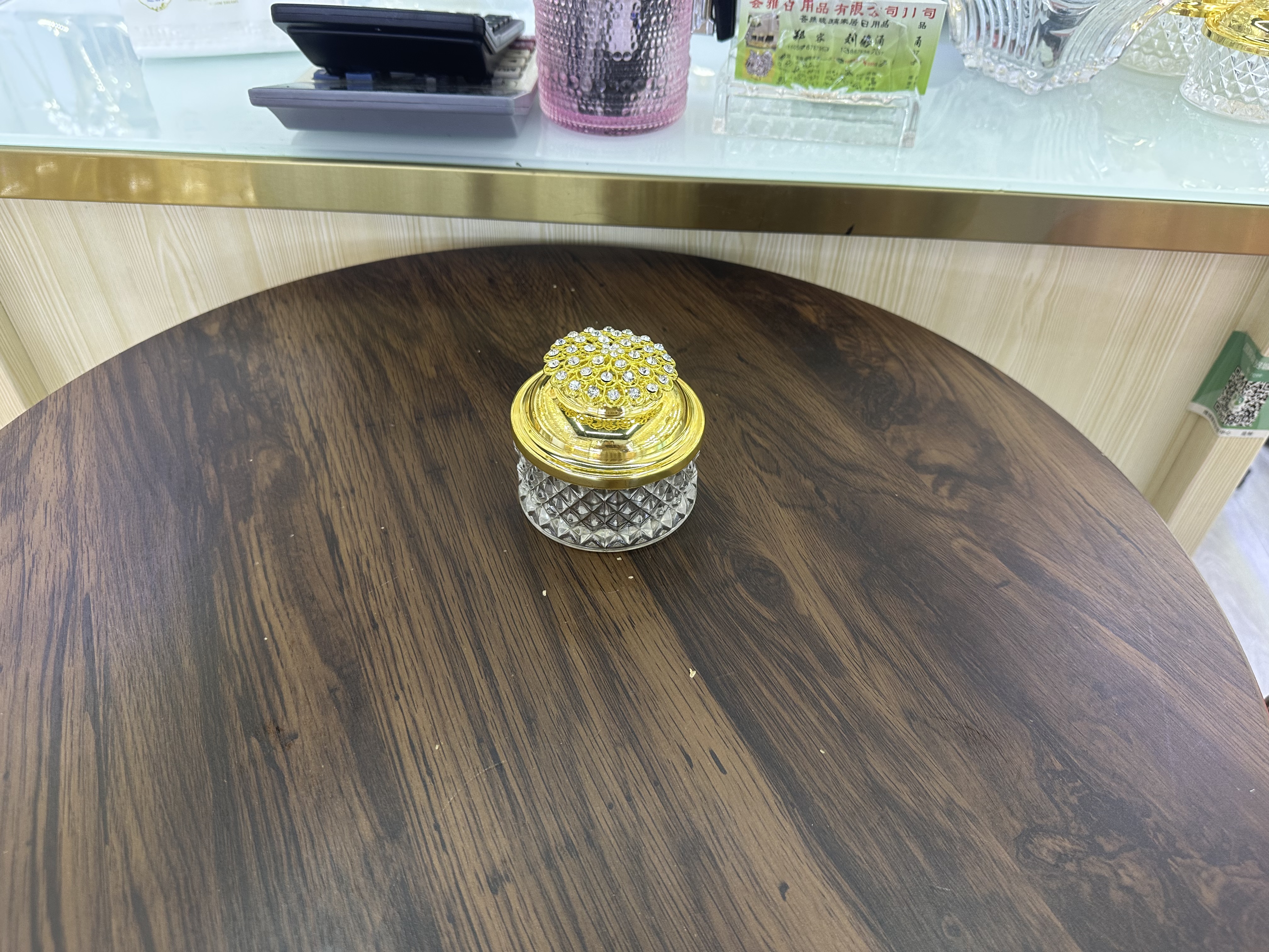 玻璃珠装饰玻璃花瓶西红花色彩缤纷弹珠果冻蜡烛创意摆件家居装饰品