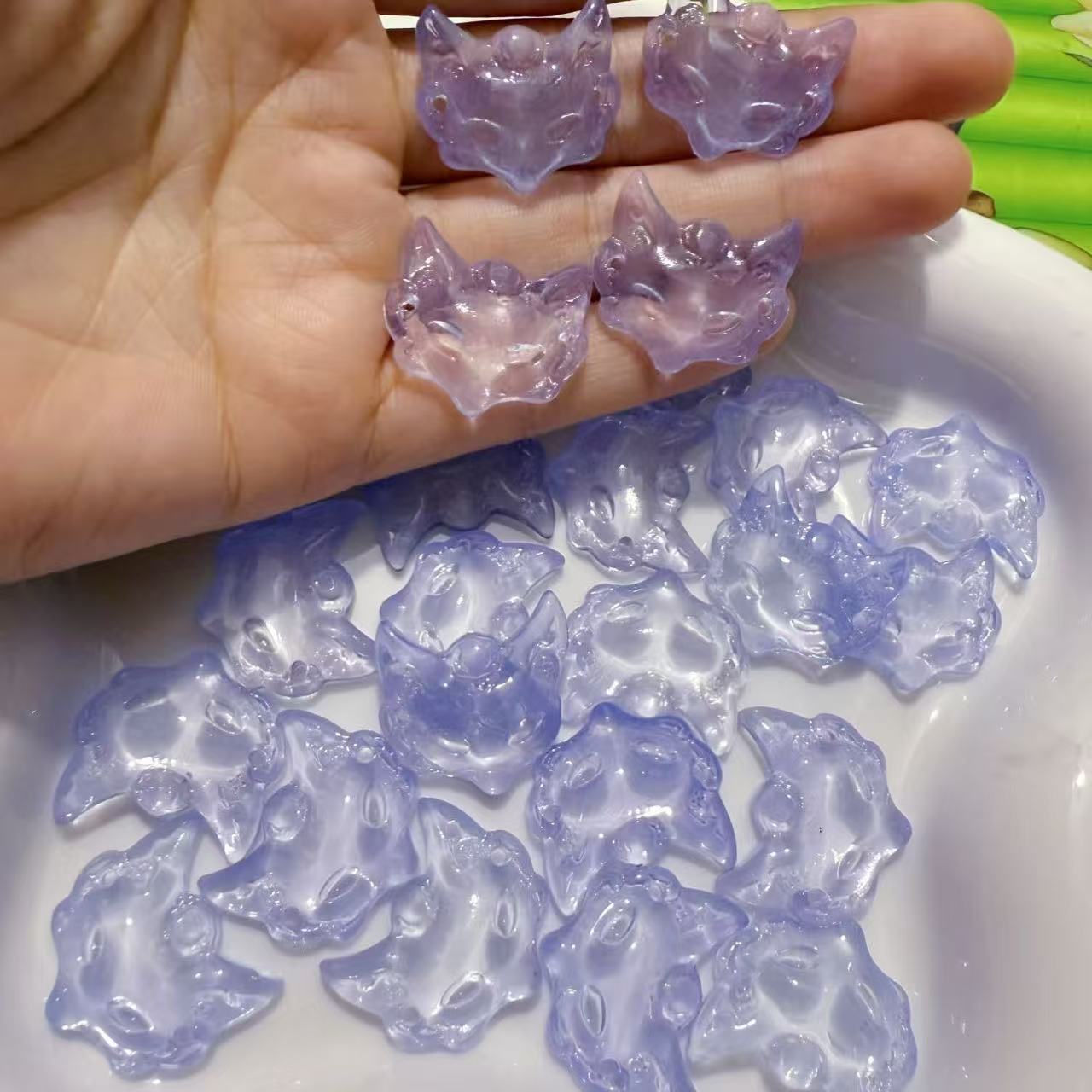 琉璃狐狸手串配件 狐狸面具diy饰品项链首饰项链详情图6