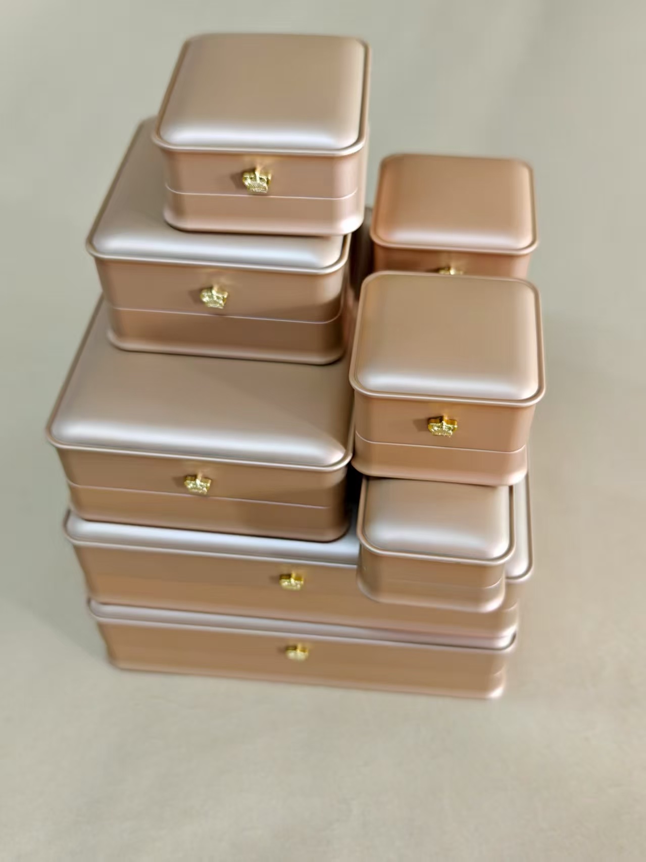 灯盒戒指盒耳钉卡纸手镯盒女欧式包装盒手串收纳盒多功能首饰盒