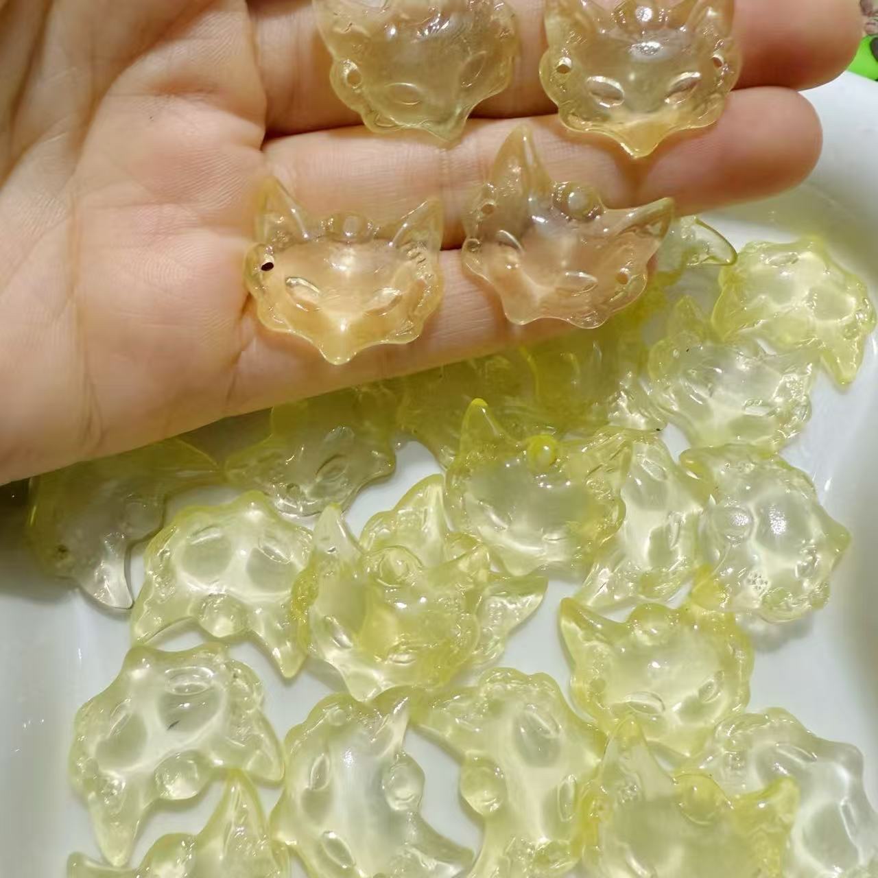 琉璃狐狸手串配件 狐狸面具diy饰品项链首饰项链详情图10