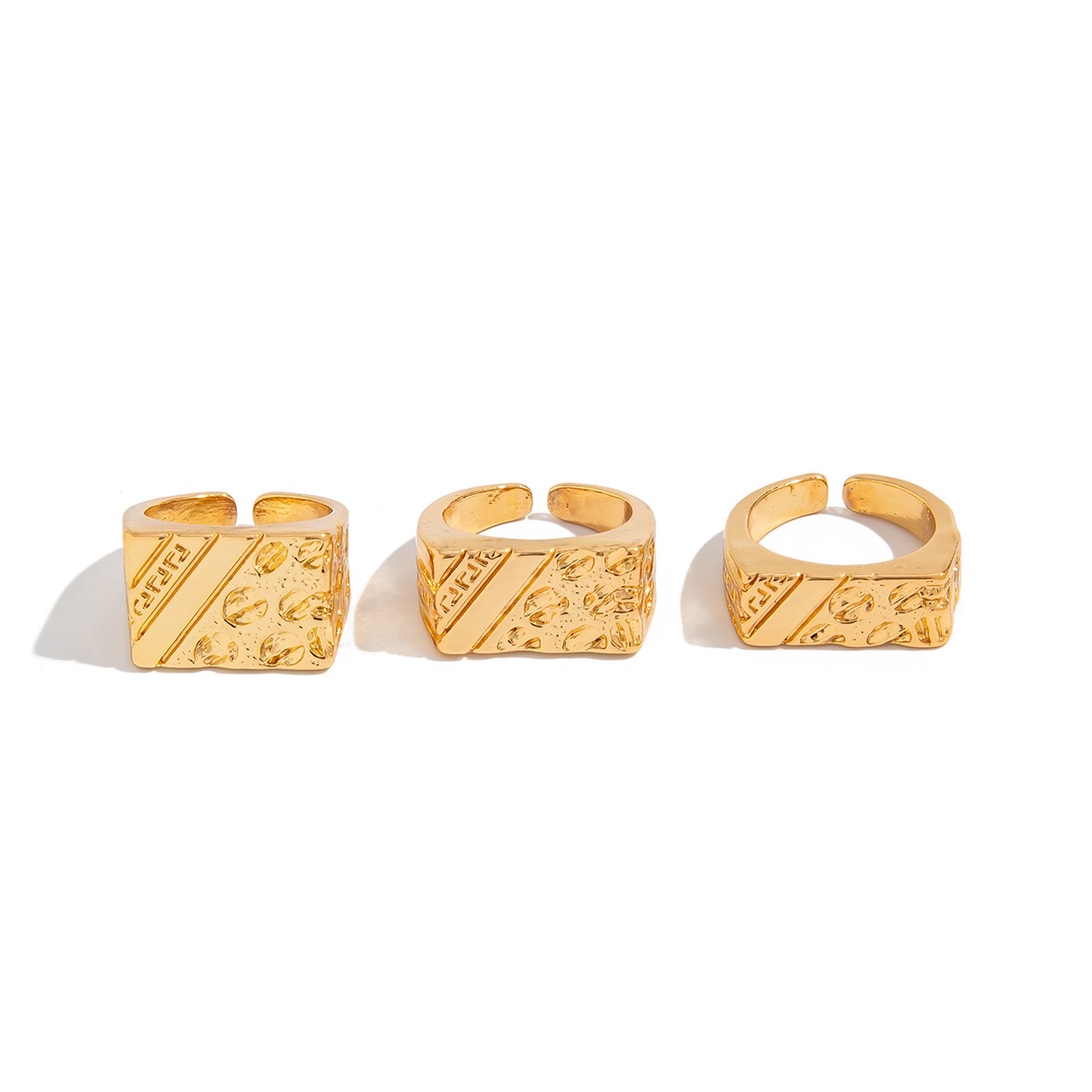 European and American style fashion ring S999 pure silver alloy oil drip design simple and individual accessory, a trendy alloy ring for both men and women detail image 6
