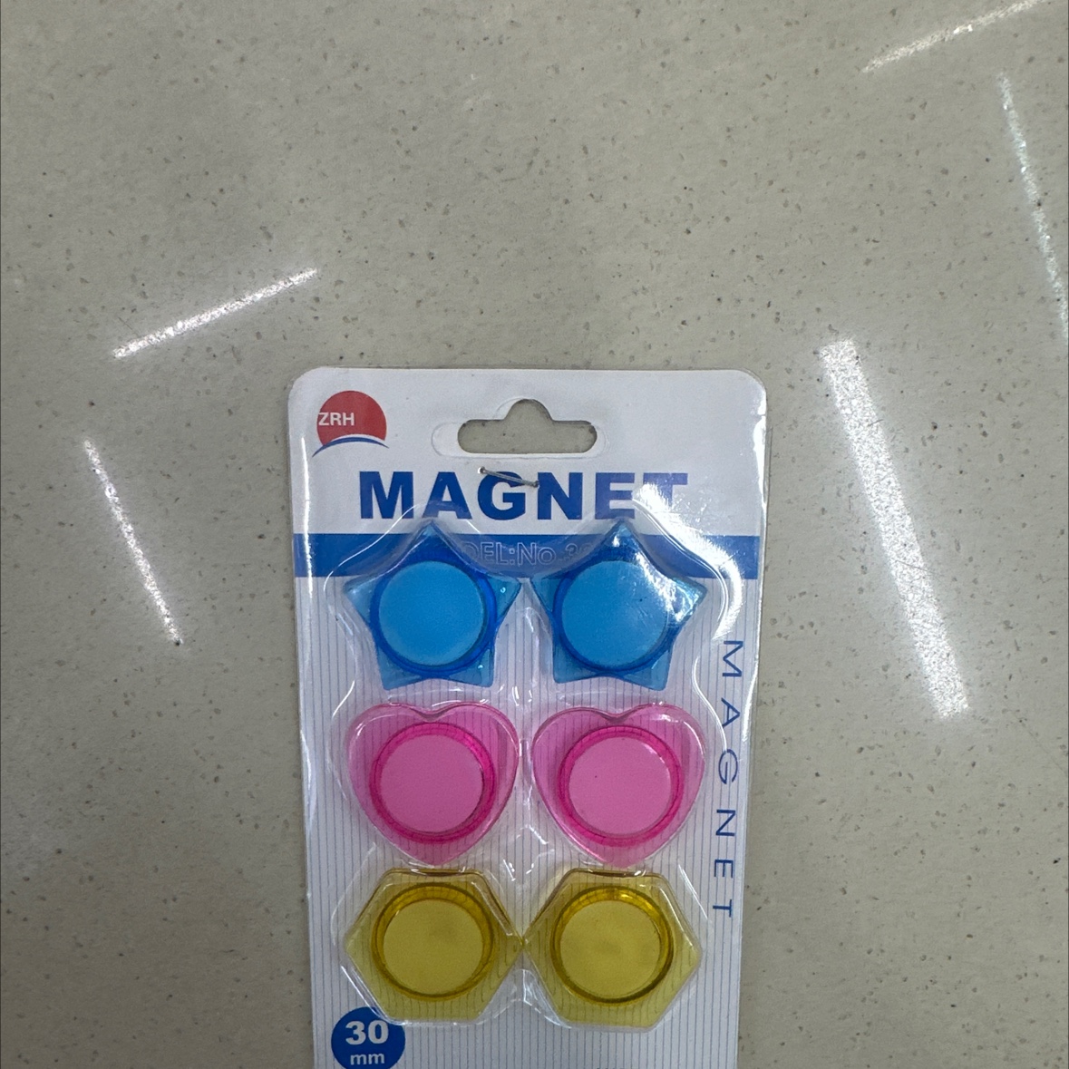 笑脸磁扣PVC磁片贴纸磁粒创意装饰用品多色可选