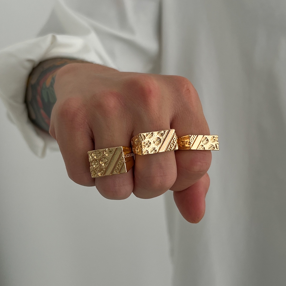 European and American style fashion ring S999 pure silver alloy oil drip design simple and individual accessory, a trendy alloy ring for both men and women