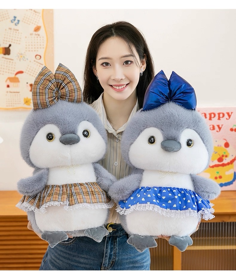 Cute penguin plush toy, princess dress, ocean doll, soothing sleeping pillow, Rag Doll, children's gift detail image 17