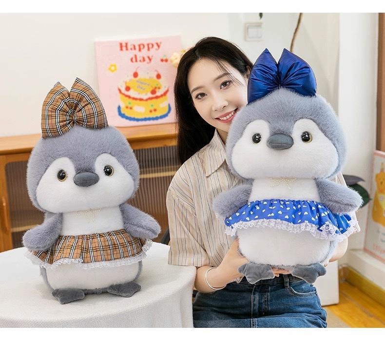 Cute penguin plush toy, princess dress, ocean doll, soothing sleeping pillow, Rag Doll, children's gift detail image 11