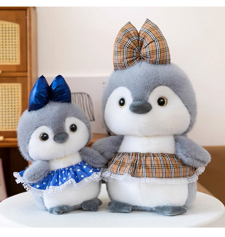 Cute penguin plush toy, princess dress, ocean doll, soothing sleeping pillow, Rag Doll, children's gift detail image 9