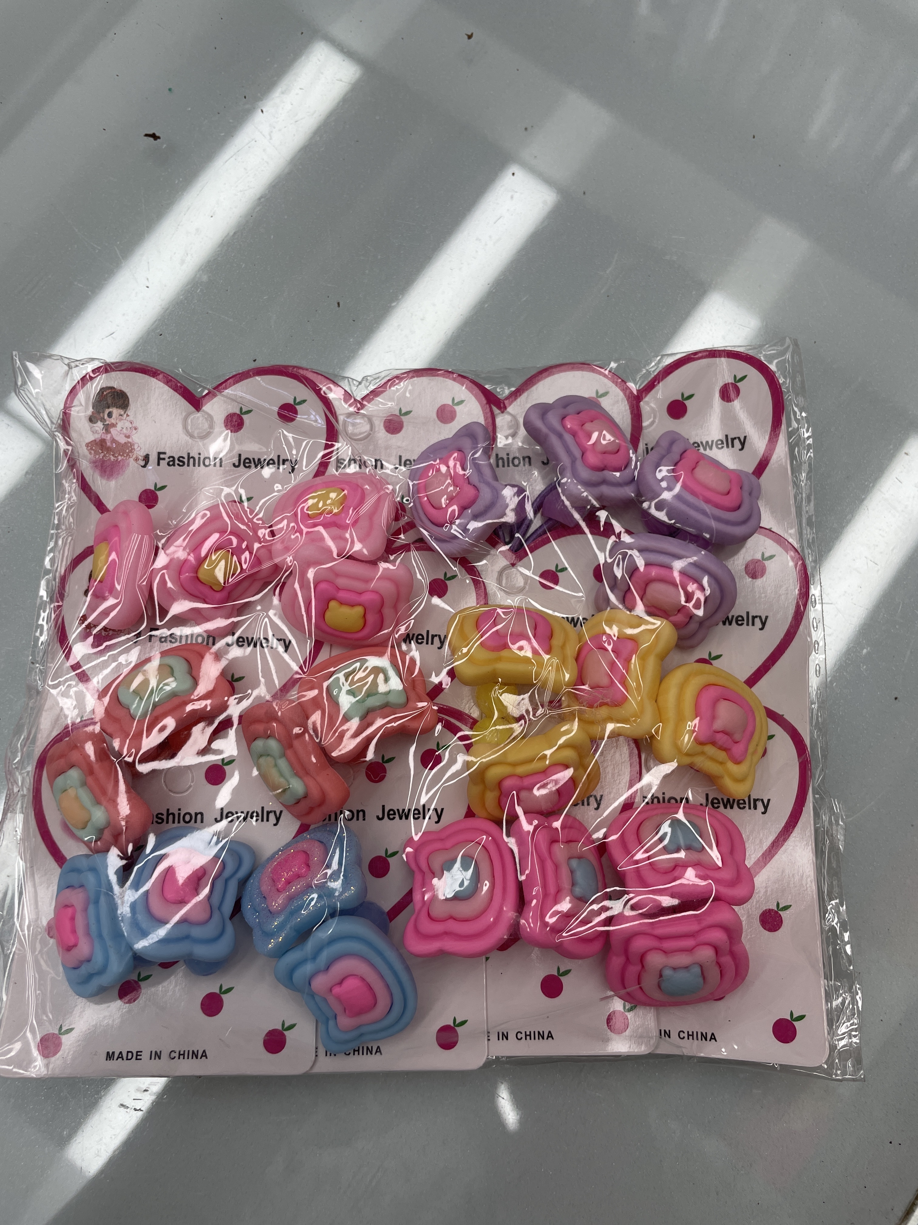 韩版儿童拼接发绳头绳皮筋儿童发饰多款可选时尚百搭发绳