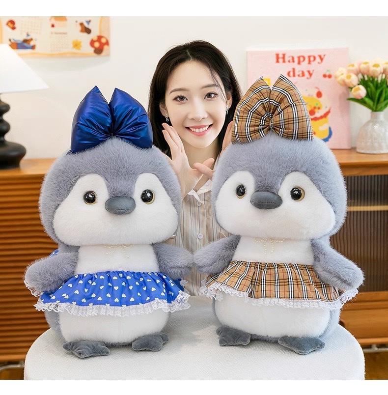 Cute penguin plush toy, princess dress, ocean doll, soothing sleeping pillow, Rag Doll, children's gift detail image 14