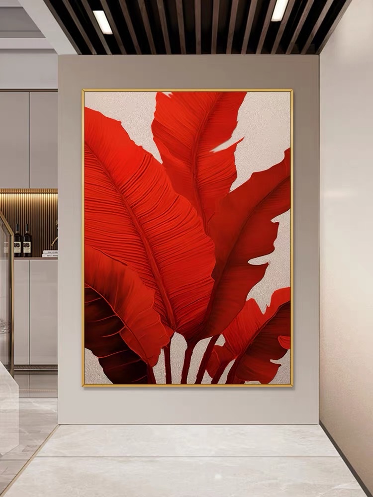 纯手绘油画墙面装饰画数字油画客厅卧室挂画艺术装饰画油画作品