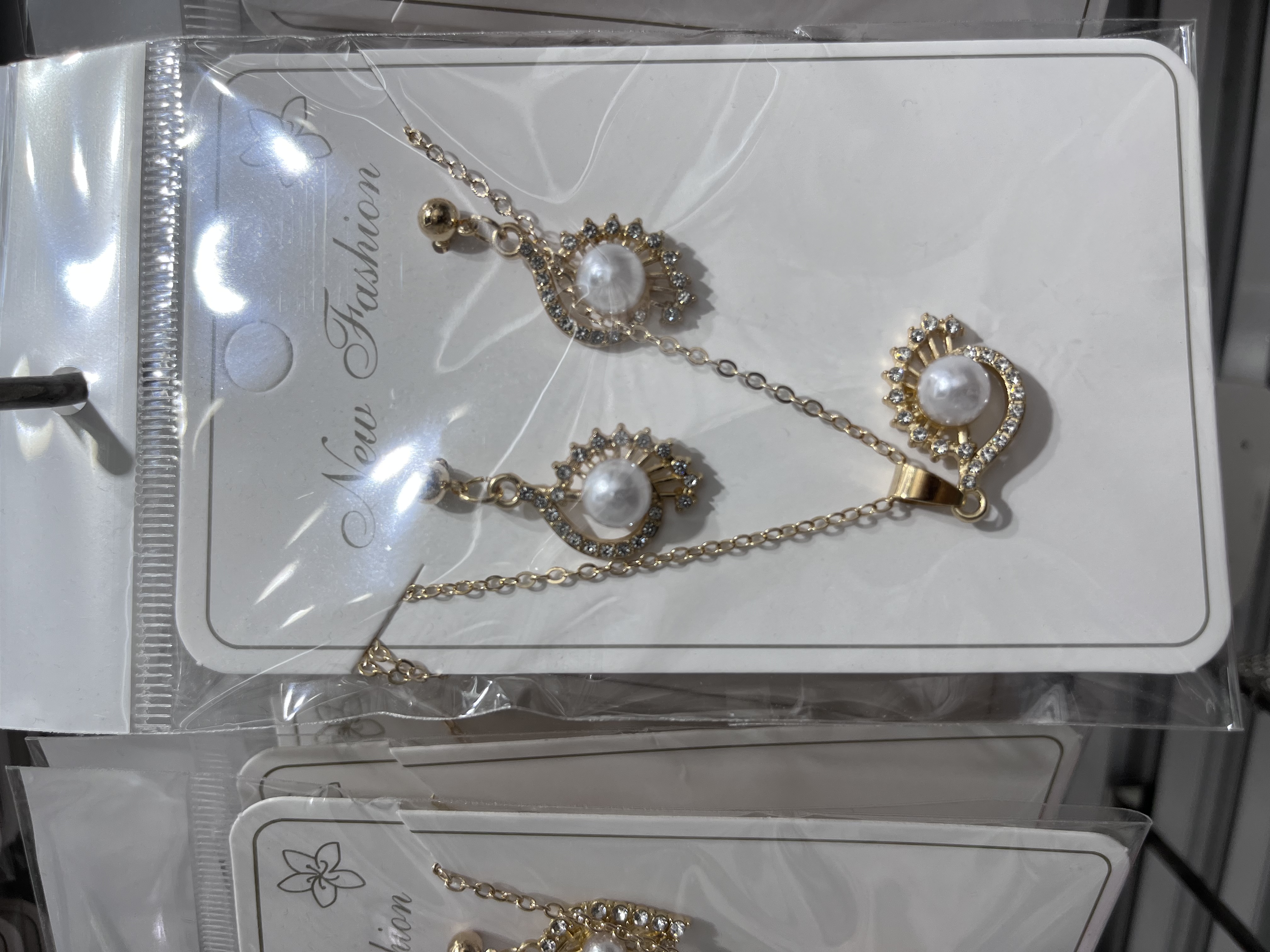 沙金不锈钢项链银饰18k金饰品时尚简约百搭女士首饰品礼物项链合金镶钻