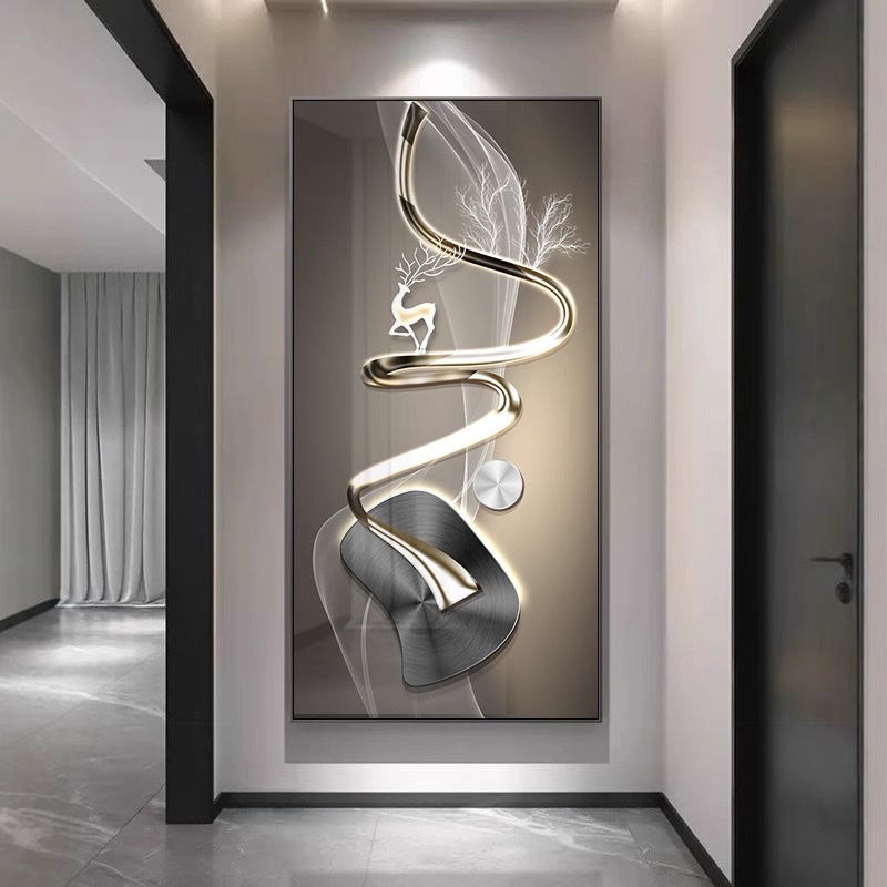 大展宏图晶瓷装饰画穆斯林挂画客厅艺术壁画现代简约风格装饰画