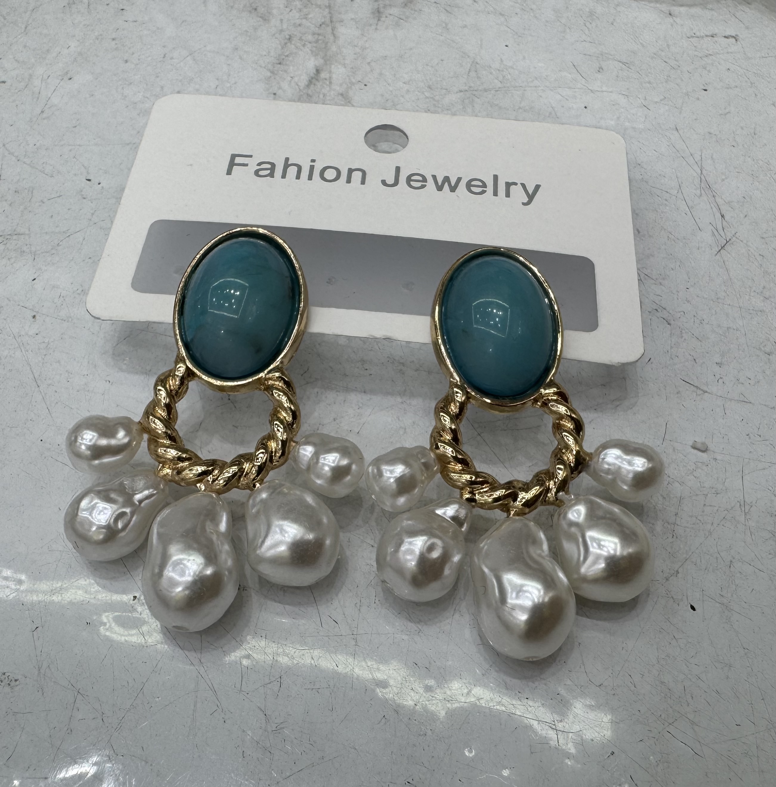 时尚珍珠耳环烧焊.耳饰简约耳钉耳坠女气质百搭饰品礼物