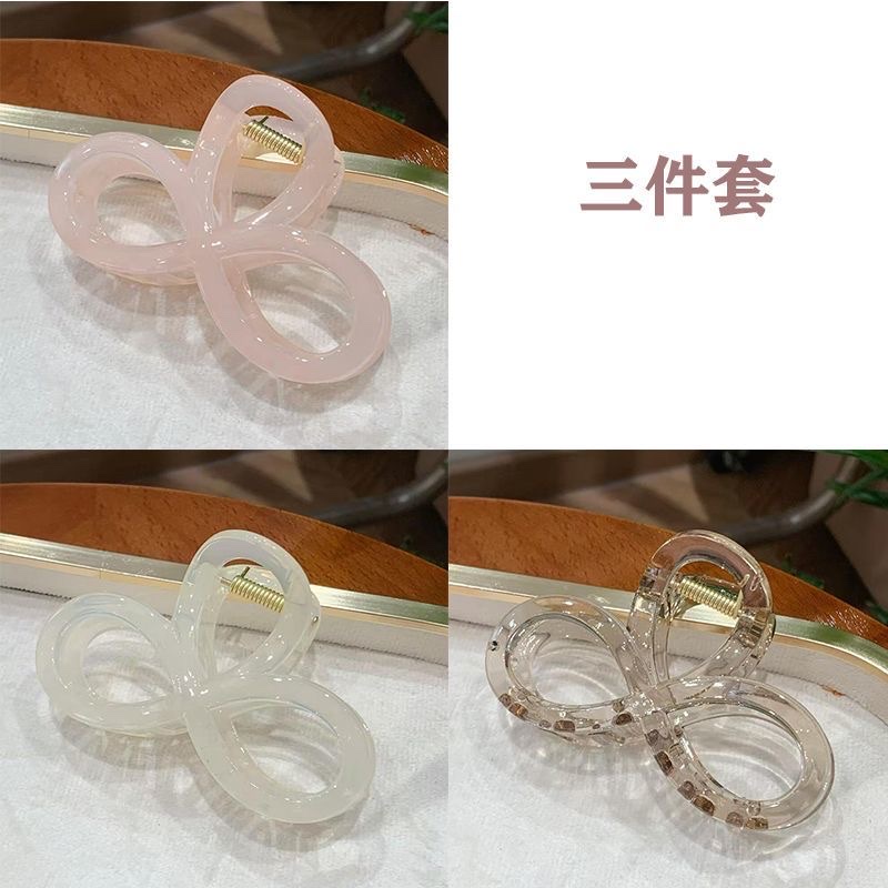 发夹抓夹醋酸发饰滴油款时尚简约发饰头饰发型配件女款多色任选简约抓夹细节图