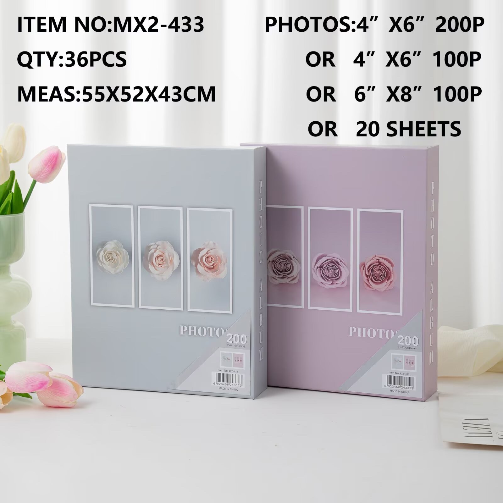 Polaroid Children's photo album, Russian frosted transparent photo album, multi-functional photo album collection, student photo album, children's photo album, Russian photo album, Polaroid photo album details Picture