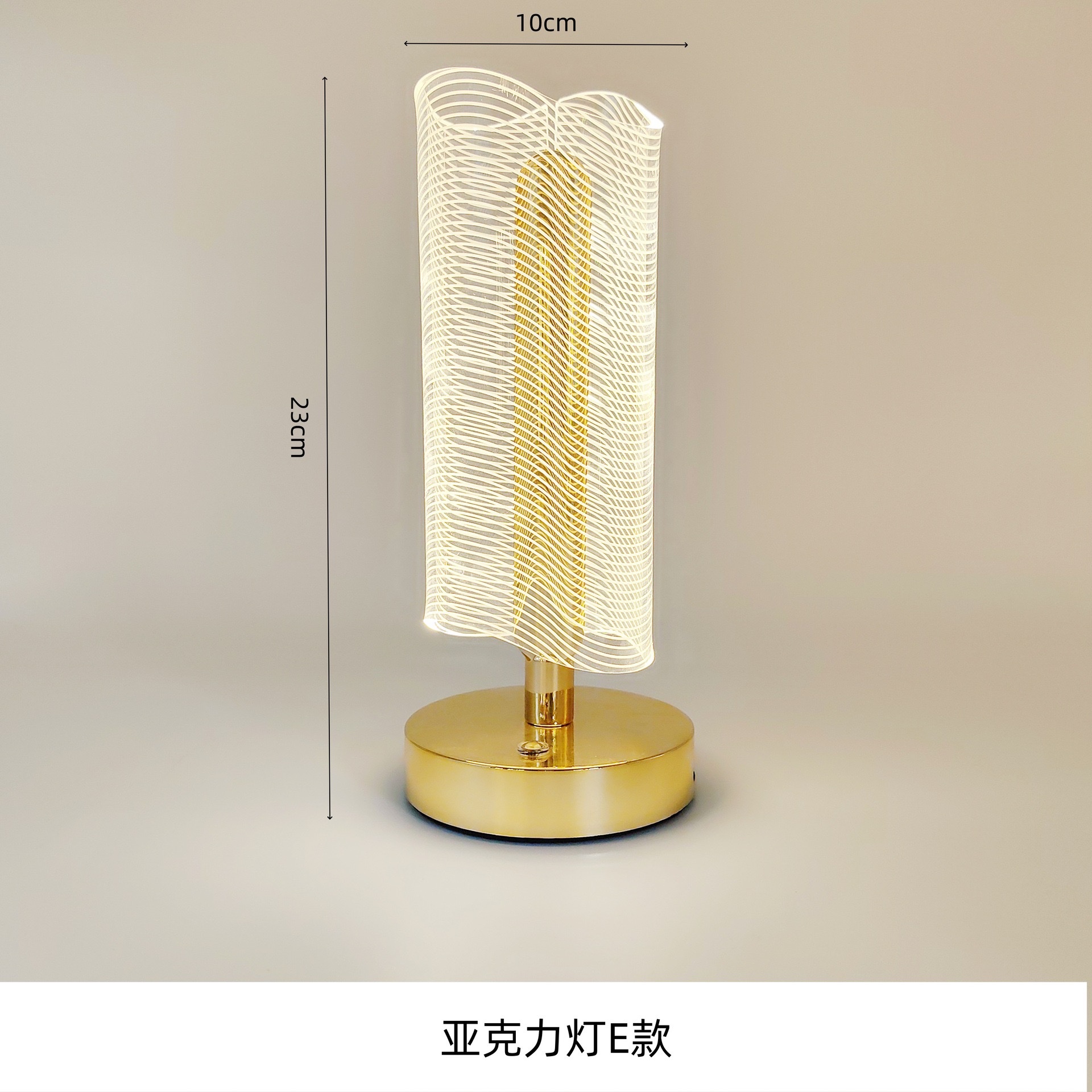 New cross-border acrylic table lamp, creative, modern and simple decoration, high-end bedside, ambient sensing, bedroom night light, small night light, ambient light detail image 10