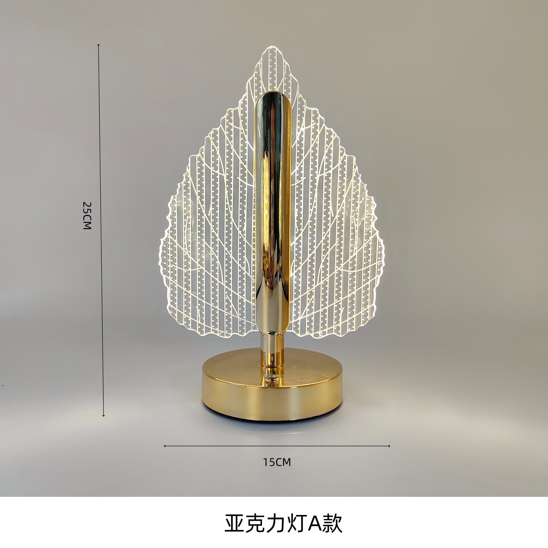 New cross-border acrylic table lamp, creative, modern and simple decoration, high-end bedside, ambient sensing, bedroom night light, small night light, ambient light Item Picture