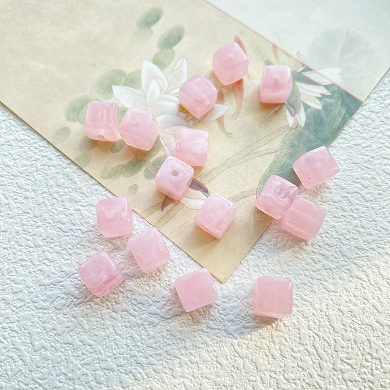 Beads, pearls, glass, loose beads, DIY handcrafted accessory materials, multi-color mixed and matched decorative items, matching beads, acrylic beads detail image 4