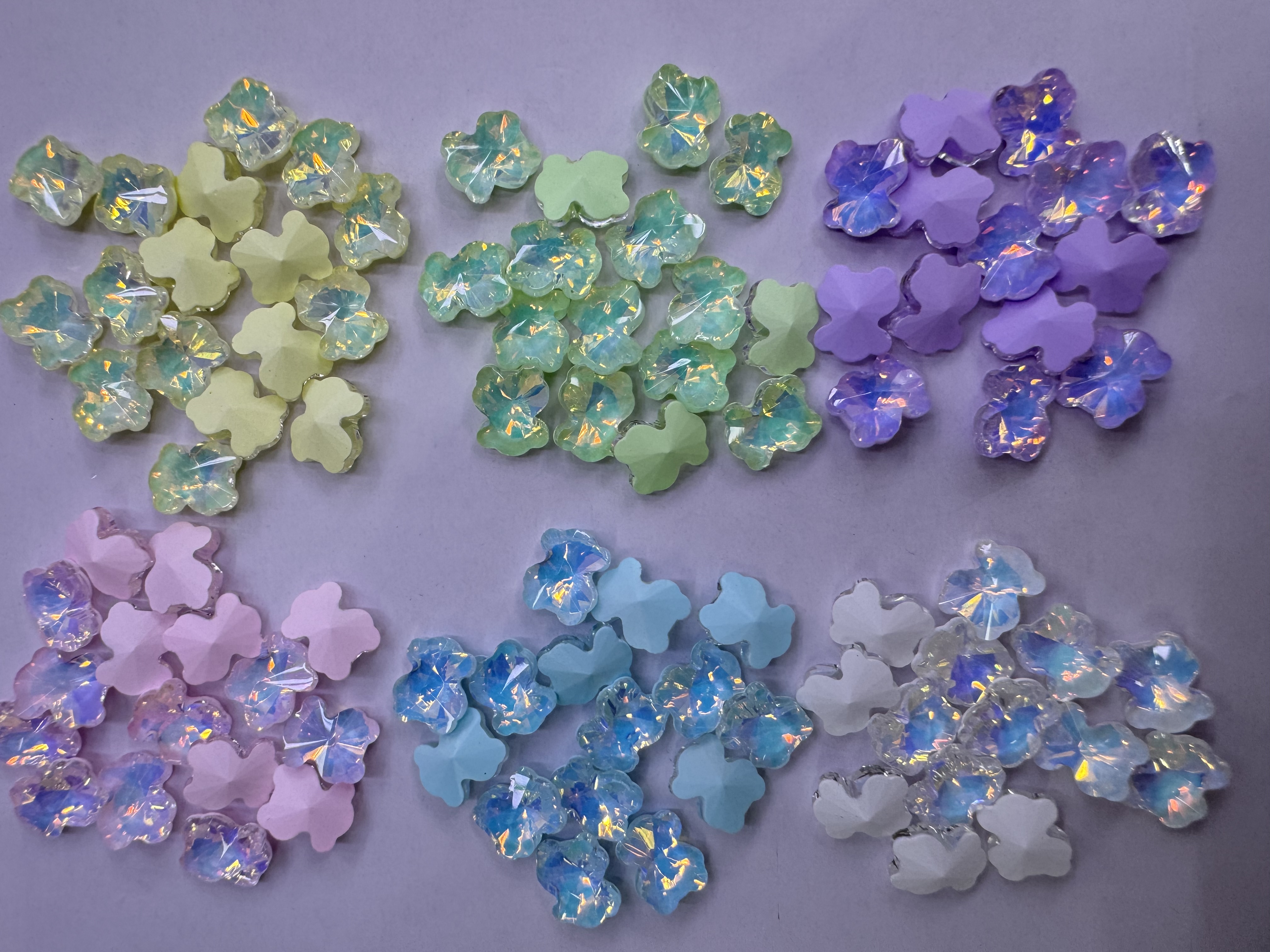 8×10的小熊摩卡钻，美甲钻，饰品钻，头饰配件，服装辅料，异形钻，手工DIY配件