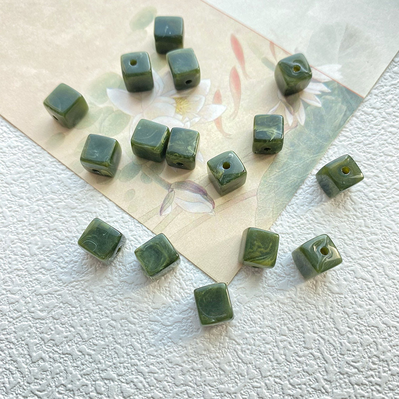 Beads, pearls, glass, loose beads, DIY handcrafted accessory materials, multi-color mixed and matched decorative items, matching beads, acrylic beads detail image 3