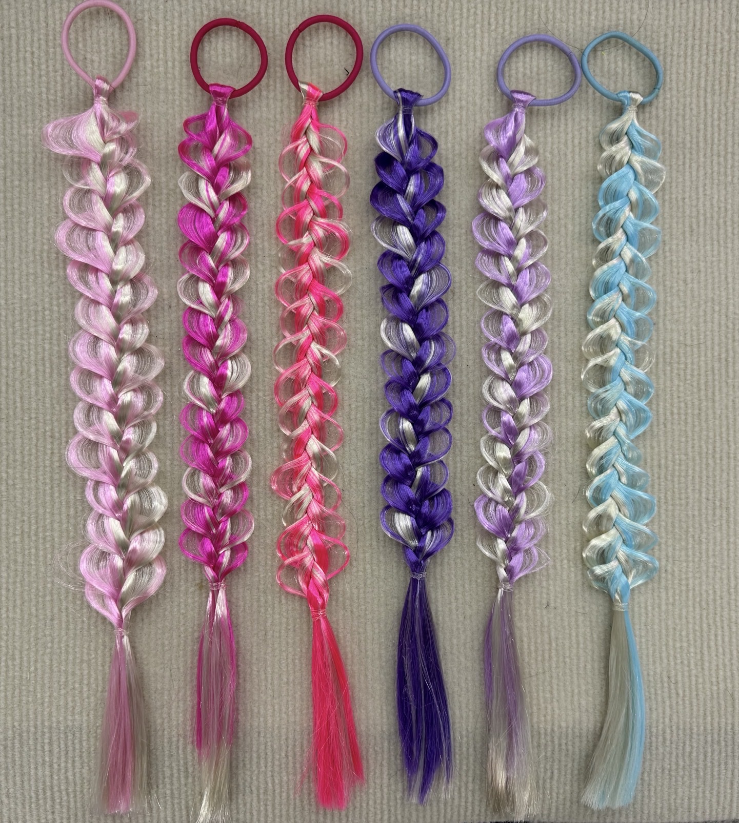 Wigs, braids, fishbone braids, long, natural and realistic hairstyles, accessories, hair ornaments, hairstyles for women Specification image