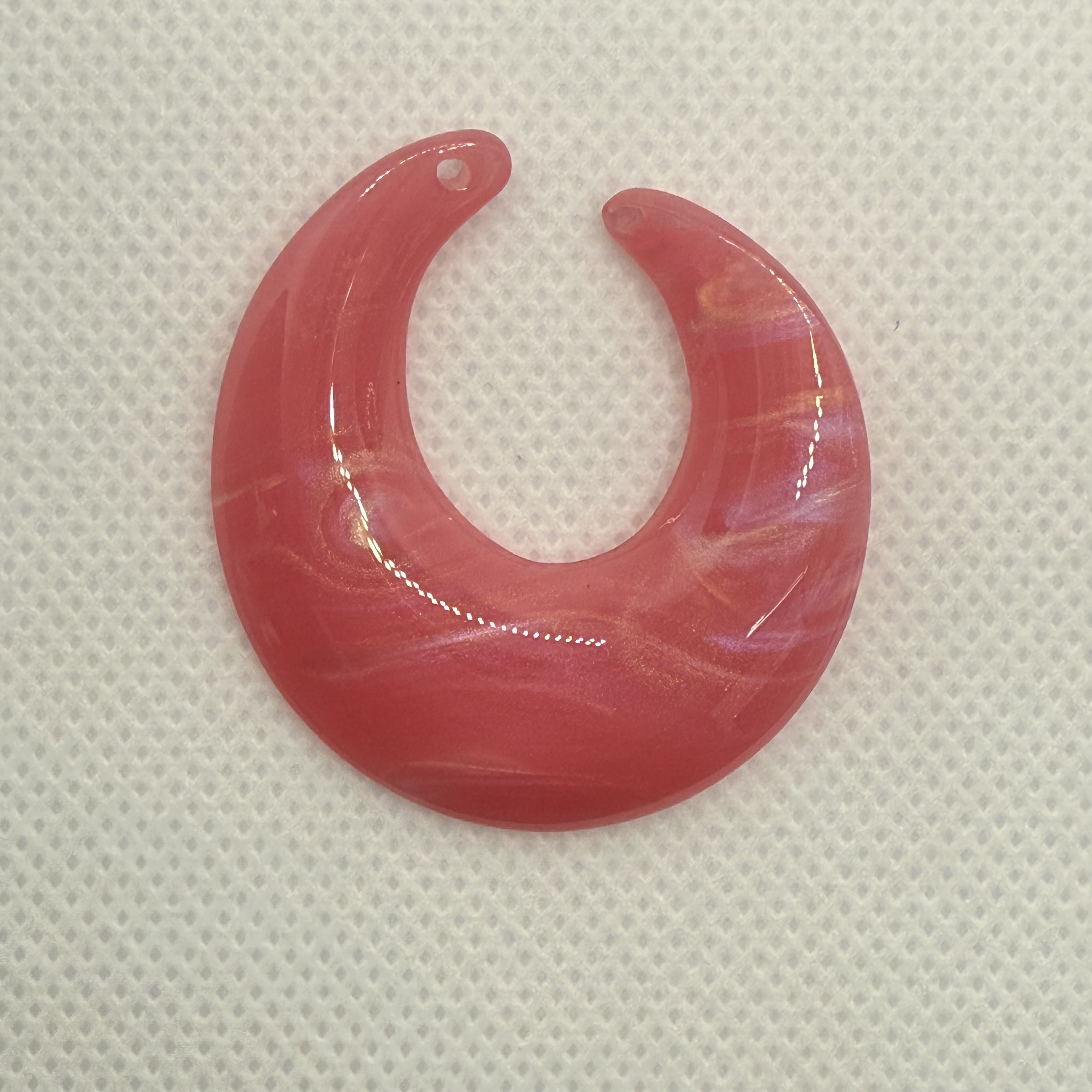 Crescent-shaped acrylic sheet earring accessories