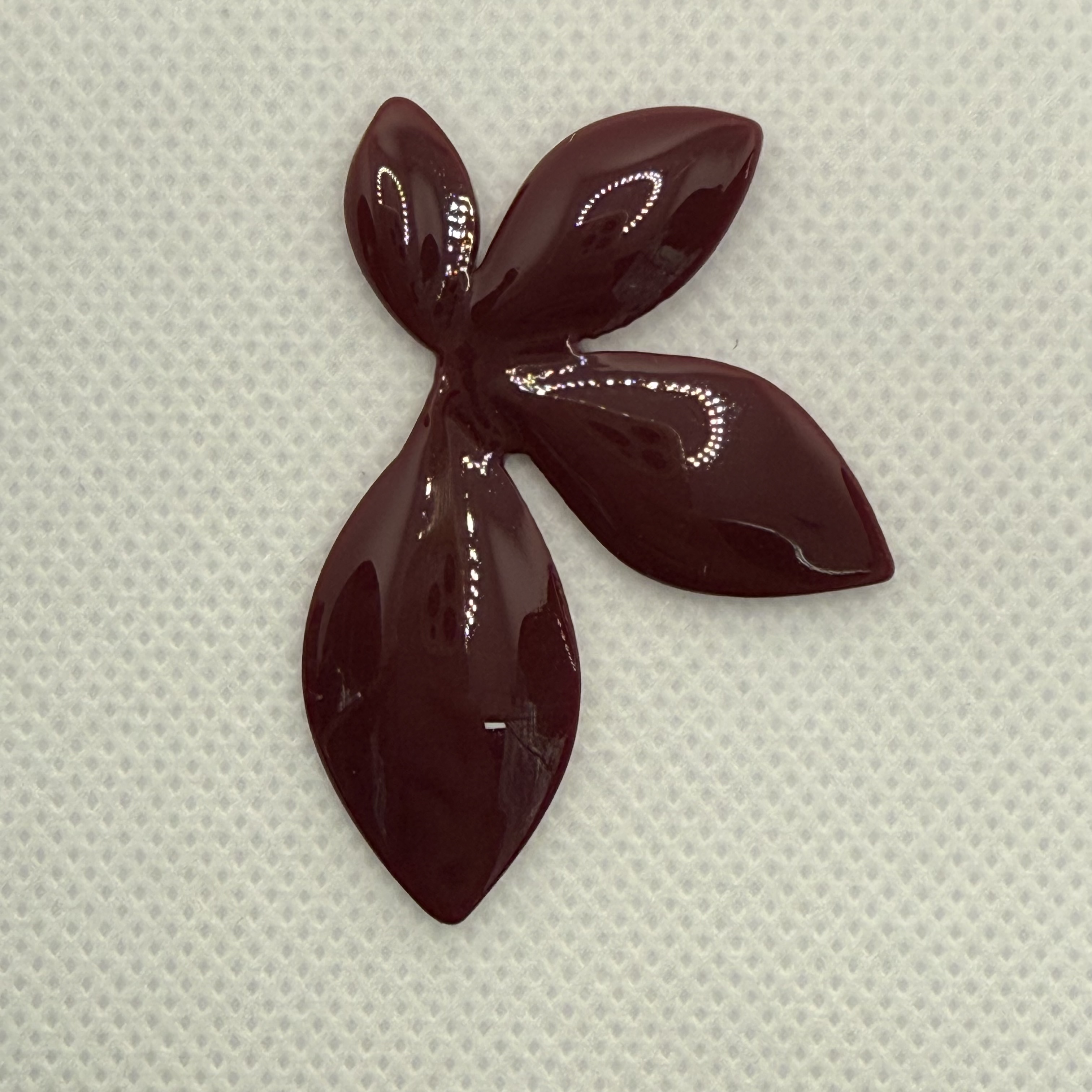 Leaf three-dimensional acrylic earrings accessories