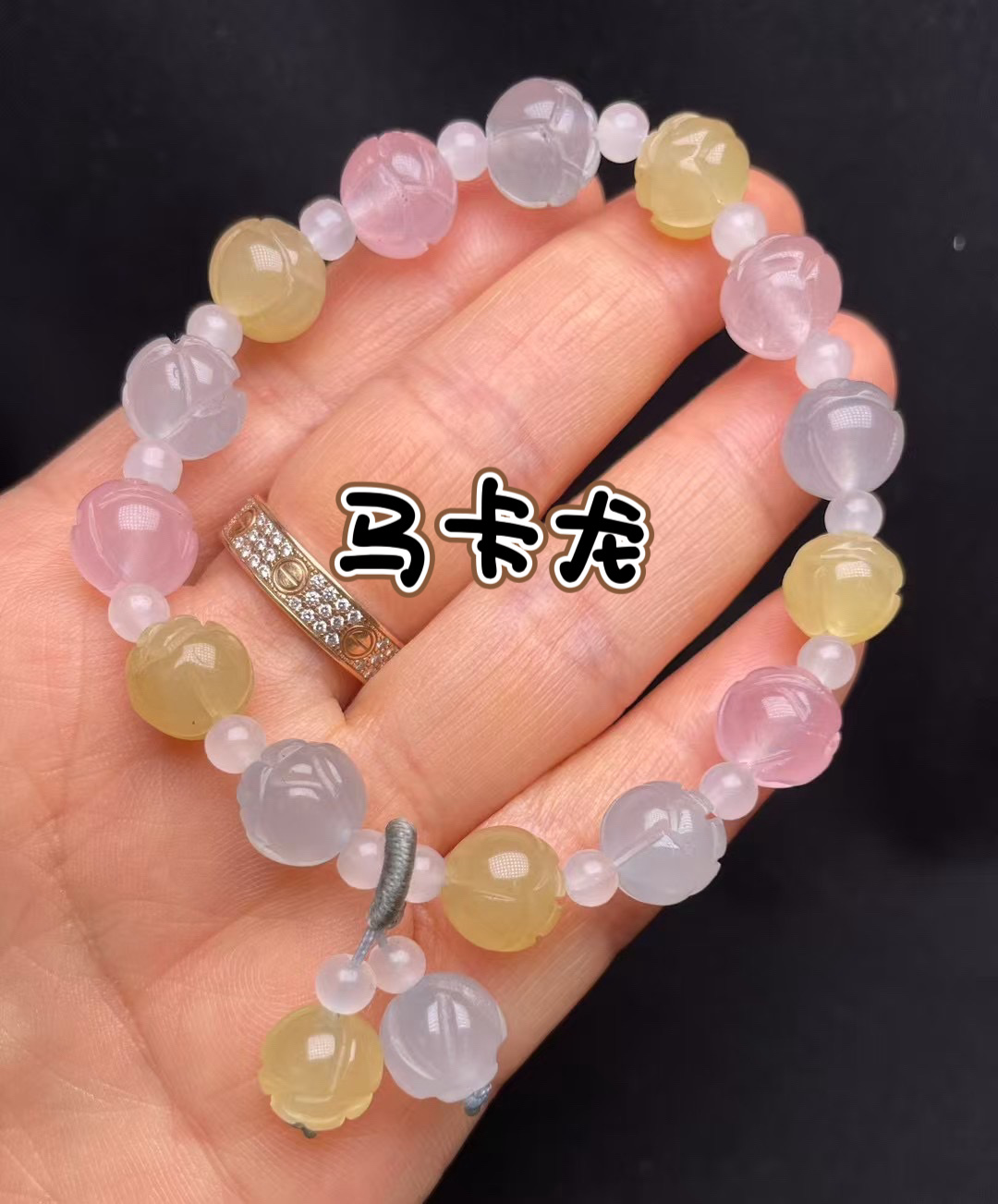 سوارات خيوط ذهبية طبيعية من أجل المعبد details Picture
