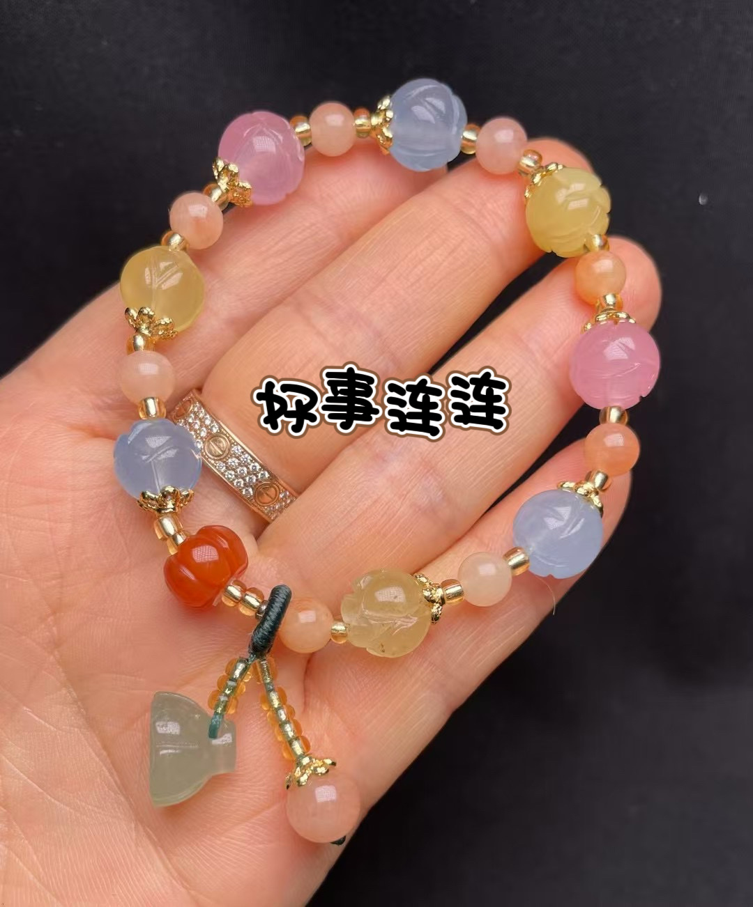 سوارات خيوط ذهبية طبيعية من أجل المعبد detail image 3