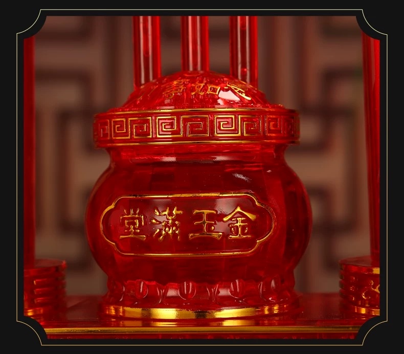 Household plug-in LED simulation electric candlestick, candle lamp, crystal incense burner, integrated candlestick, plug-in long-lasting electric candlestick, LED simulation swing wick, plug-in dual-purpose, Buddha and God of Wealth candle lamp detail image 13