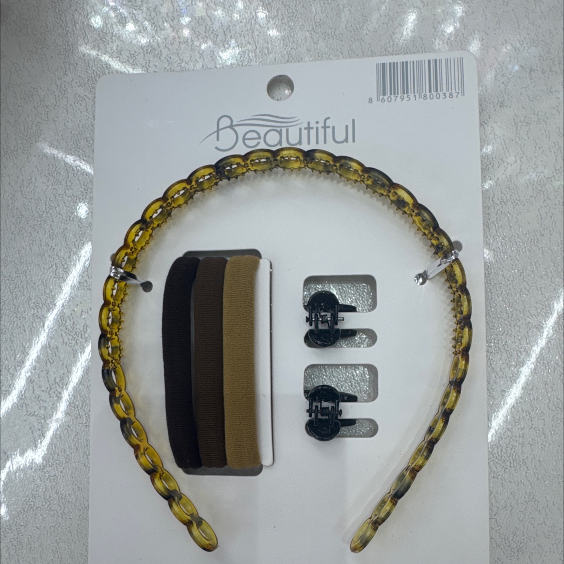 阳阳饰品2025年新款韩版时尚头扣皮筋夹子组合头饰