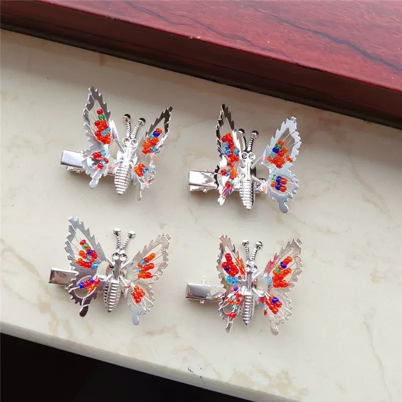 Moving butterfly wings, girls' internet-famous hair accessory, children's side hair clip, side girl, children's bangs clip
