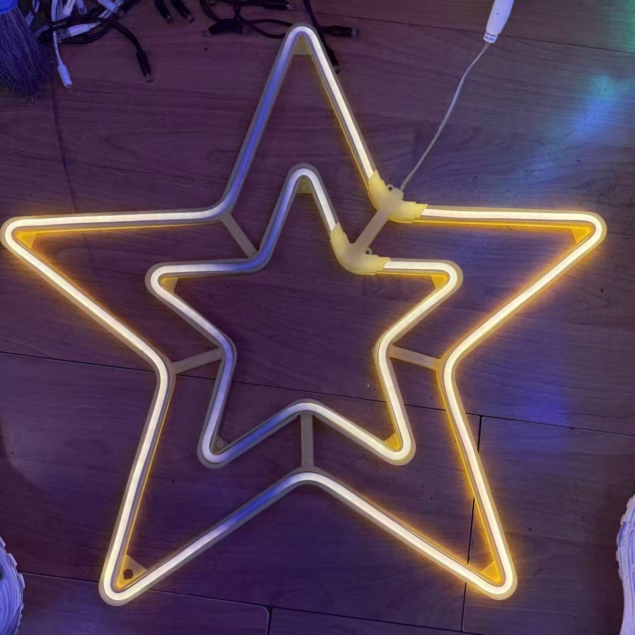 圣诞灯串彩灯串节日装饰灯串家庭氛围灯圣诞节装饰用品灯串