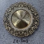 万圣节节日装饰狐狸面具假血万圣节摆件创意恐怖氛围装扮用品金垫盘