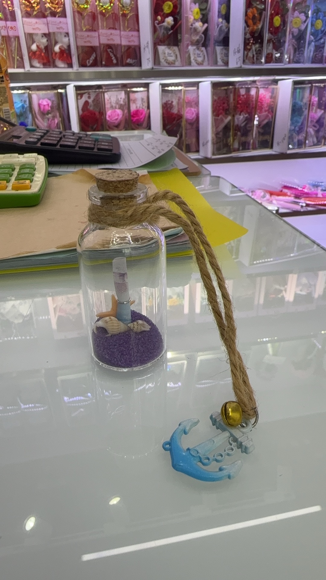 尺寸3265漂流瓶铃铛锚配件