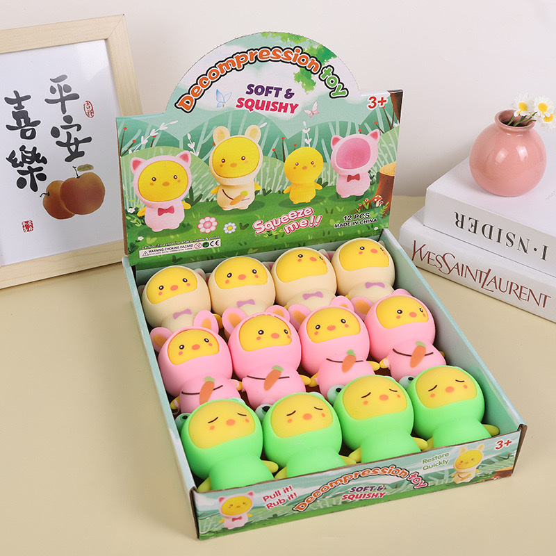 There are three cute designs of costume-up dolls. You can go to the Squeeze Fun Stress-relieving Toy factory for direct sales and give them as gifts