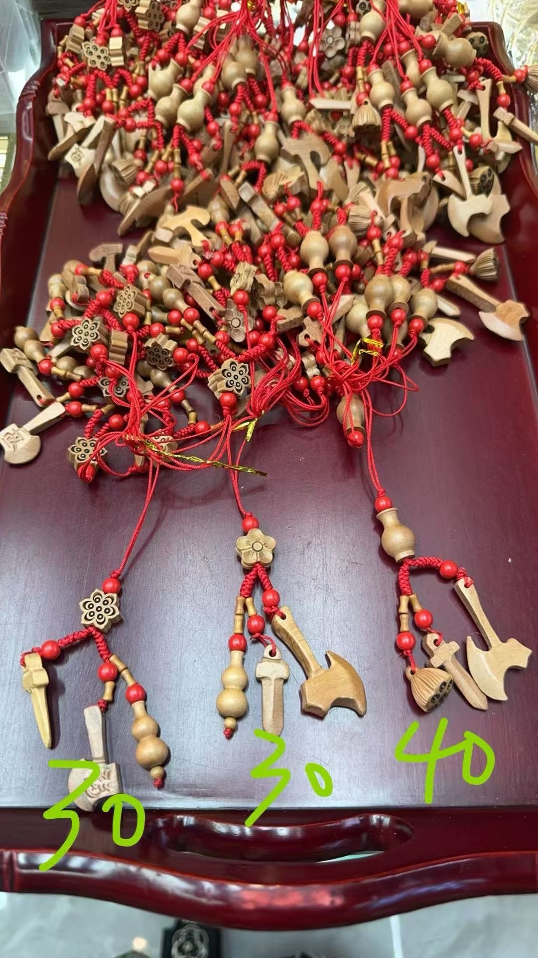 2025辟某邪好运幸运儿童挂件别针防惊2026爆款厂家直销桃木桃核配件枣木葫芦详情图10