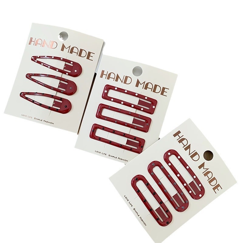 Children's hair clips, grippers, oil-dripping acetic acid hair accessories, hair ornaments, hair clips, cute and simple hair accessories, hair clips, hair accessories, children's hair clips, decorative hair clips, oil-dripping children's hair clips Item Picture