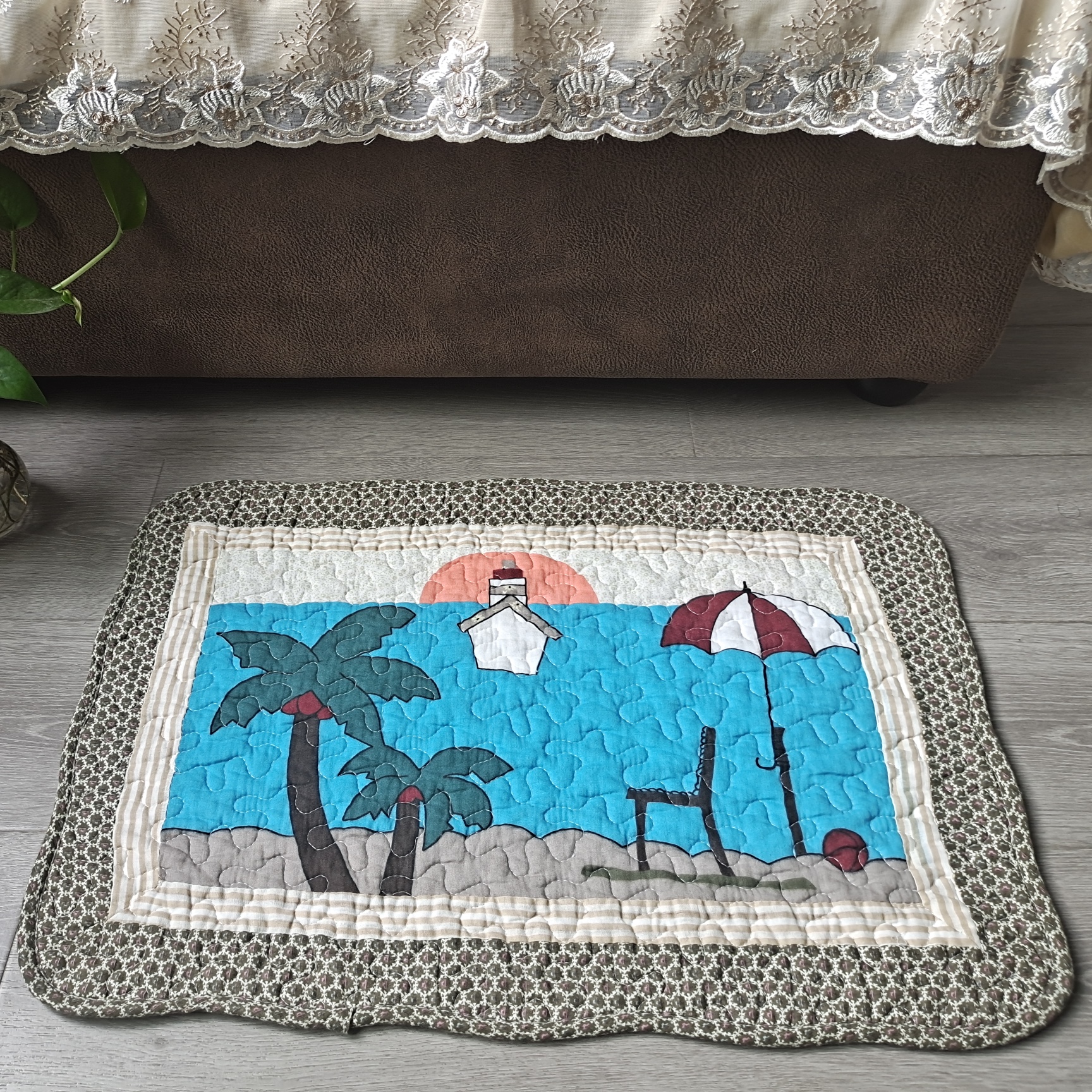 厂家直销新款地垫绗缝地垫防滑垫家用地毯地垫大气舒适地毯地垫