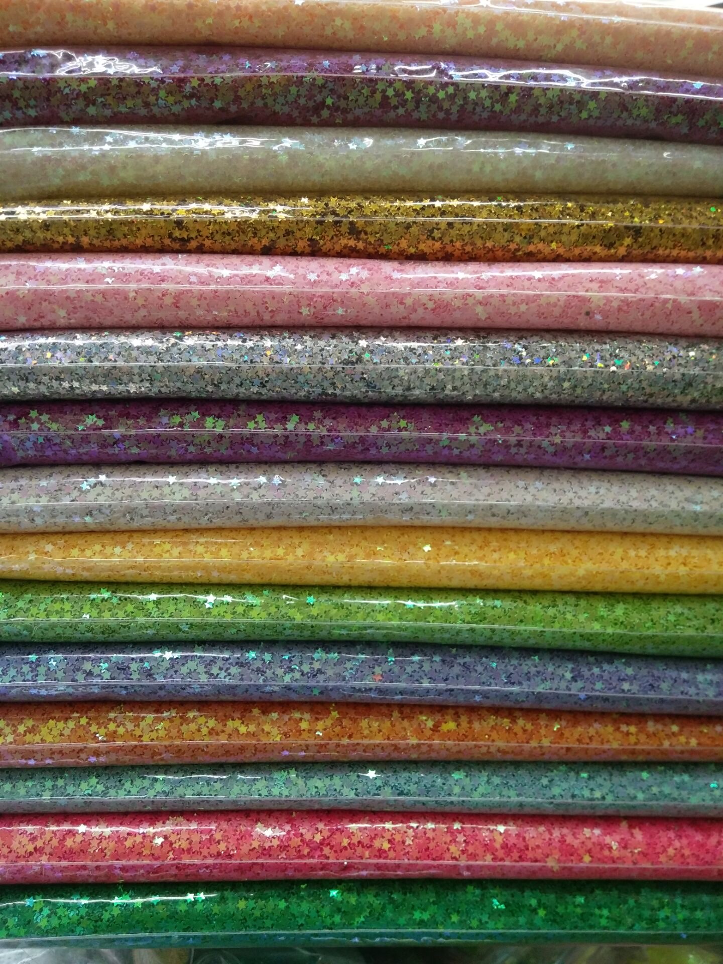 3mm five-pointed star mixed-color sequins, semi-finished jewelry accessories, decorative accessories, DiY jewelry accessories, various handicrafts embellishments, 500g per package Specification image