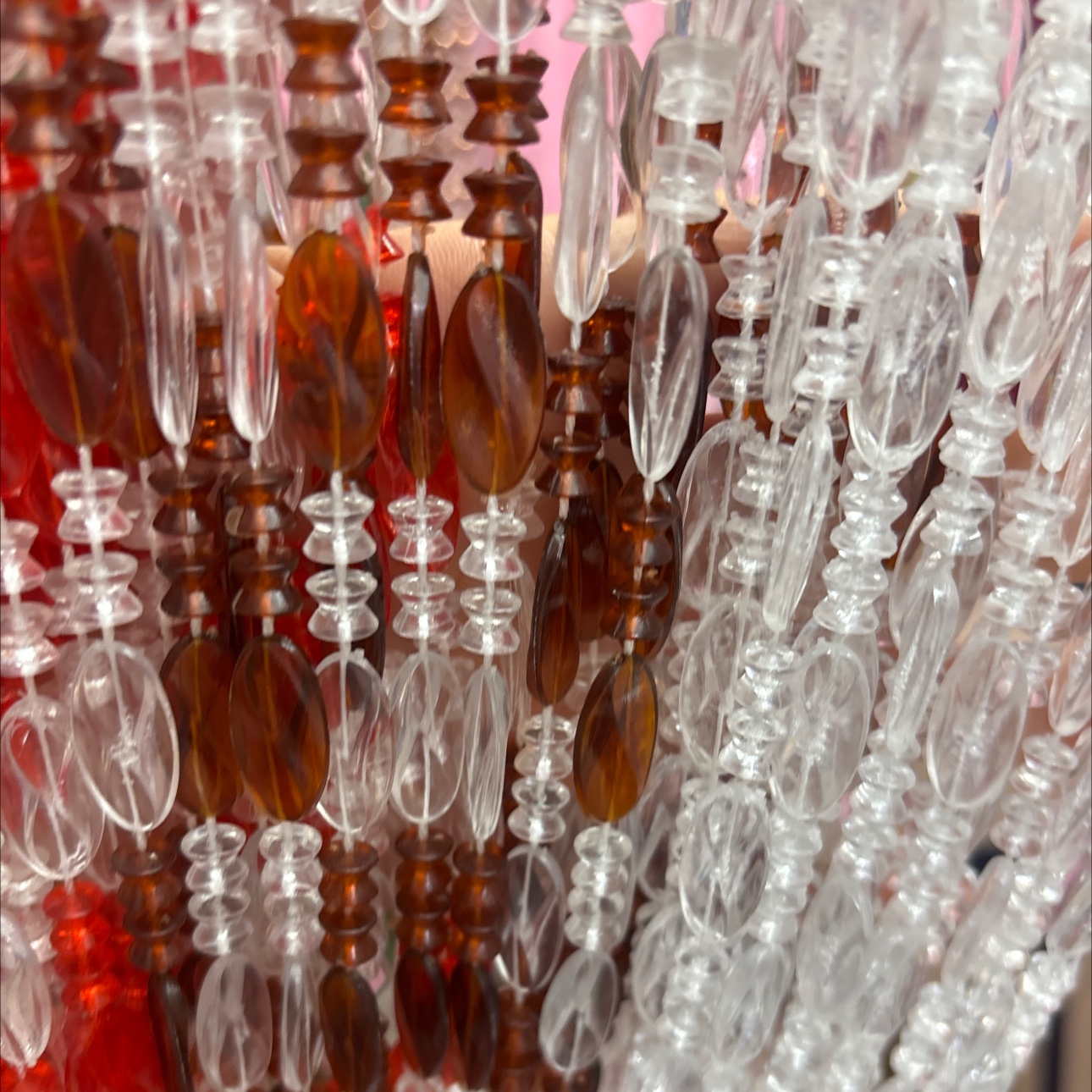 珠帘 隔断装饰门帘窗帘 节日派对 装饰工艺 义乌厂家直销白底实物图
