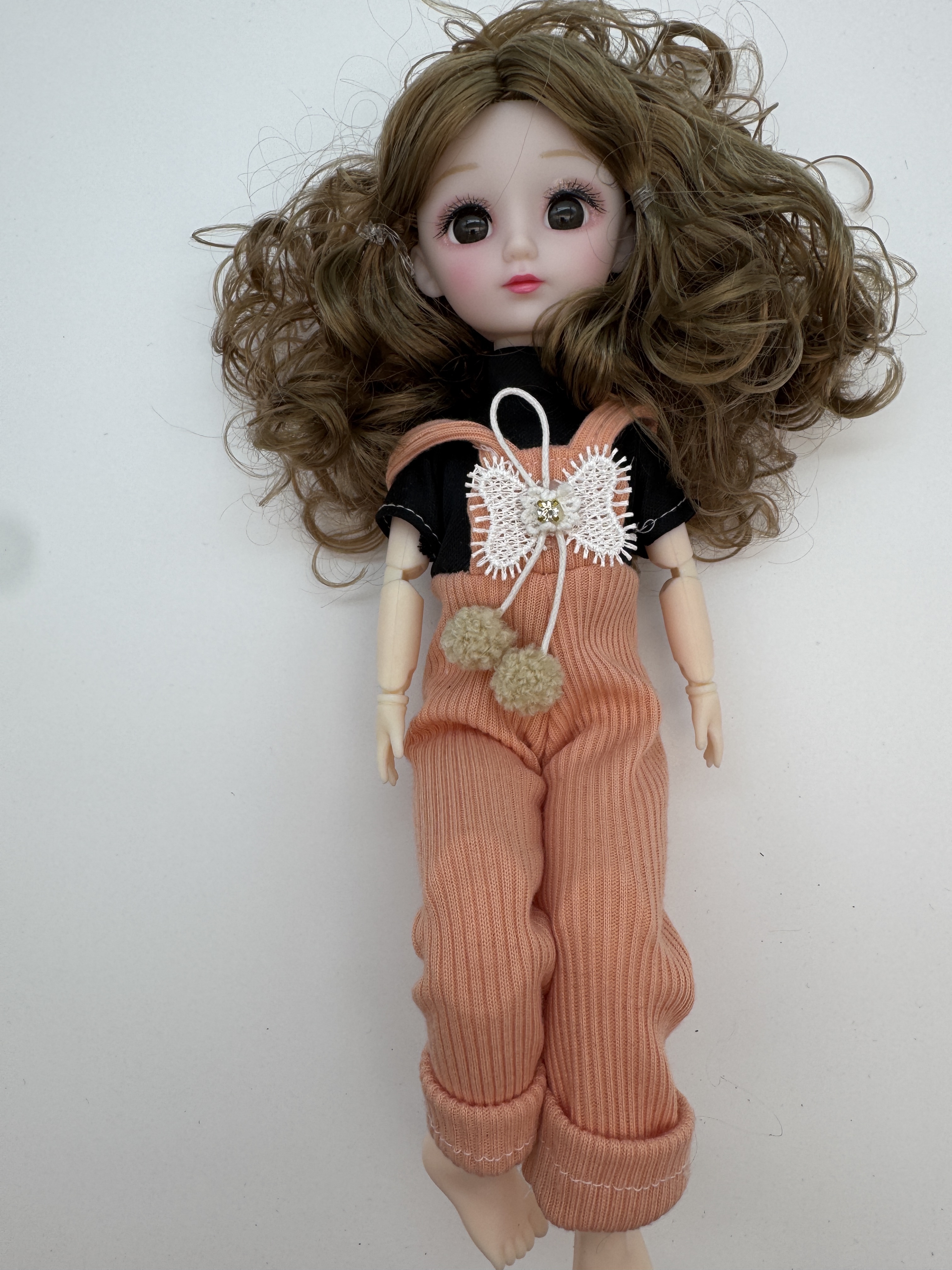 活动关节十二寸娃娃 盒装 礼盒包装 玻璃眼睛1细节图