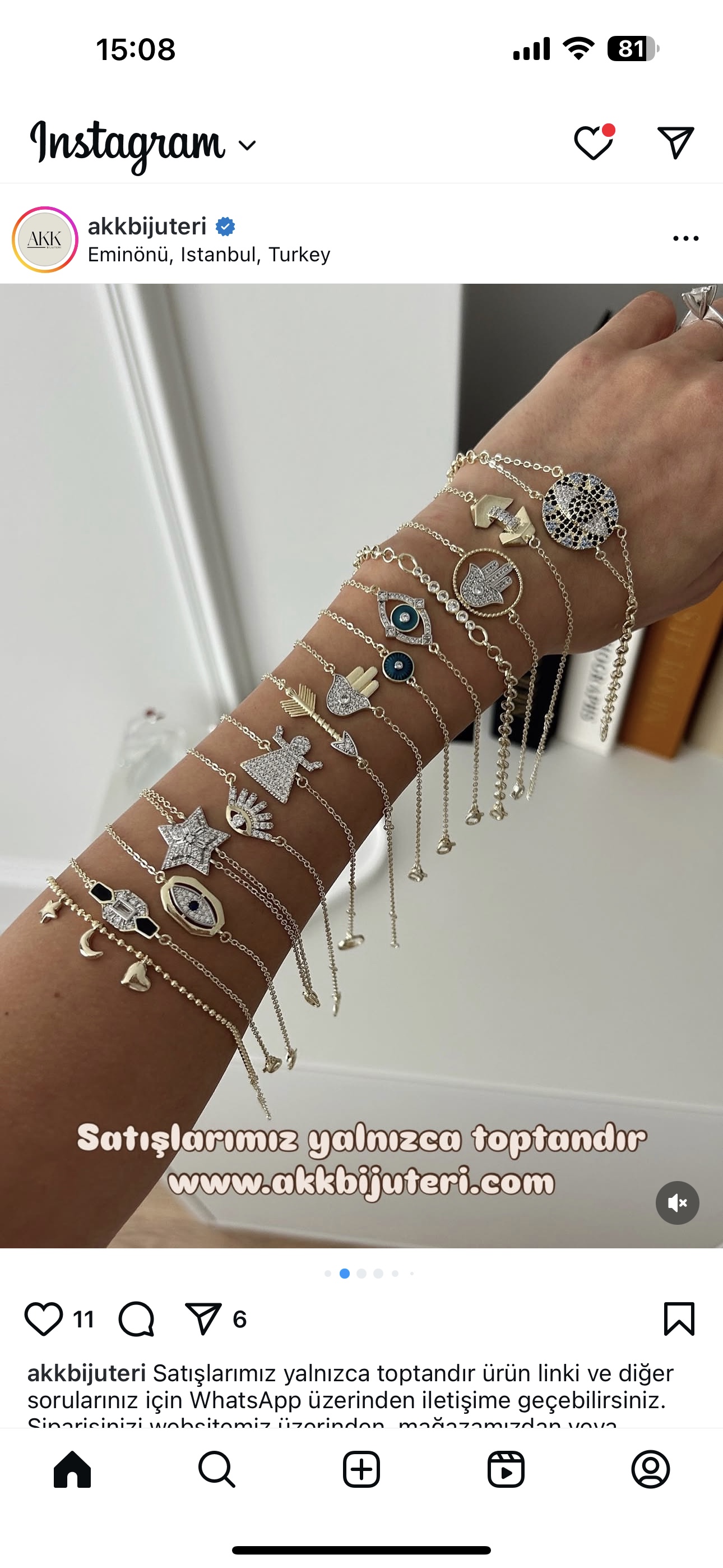 欧美风 ins风链条手链 配件多款式可选