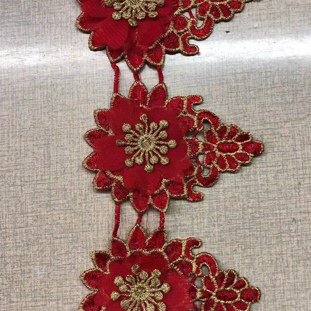 Lace webbing, double-layer pleated polyester transparent chiffon edge, garment accessories, skirt hem, cuffs