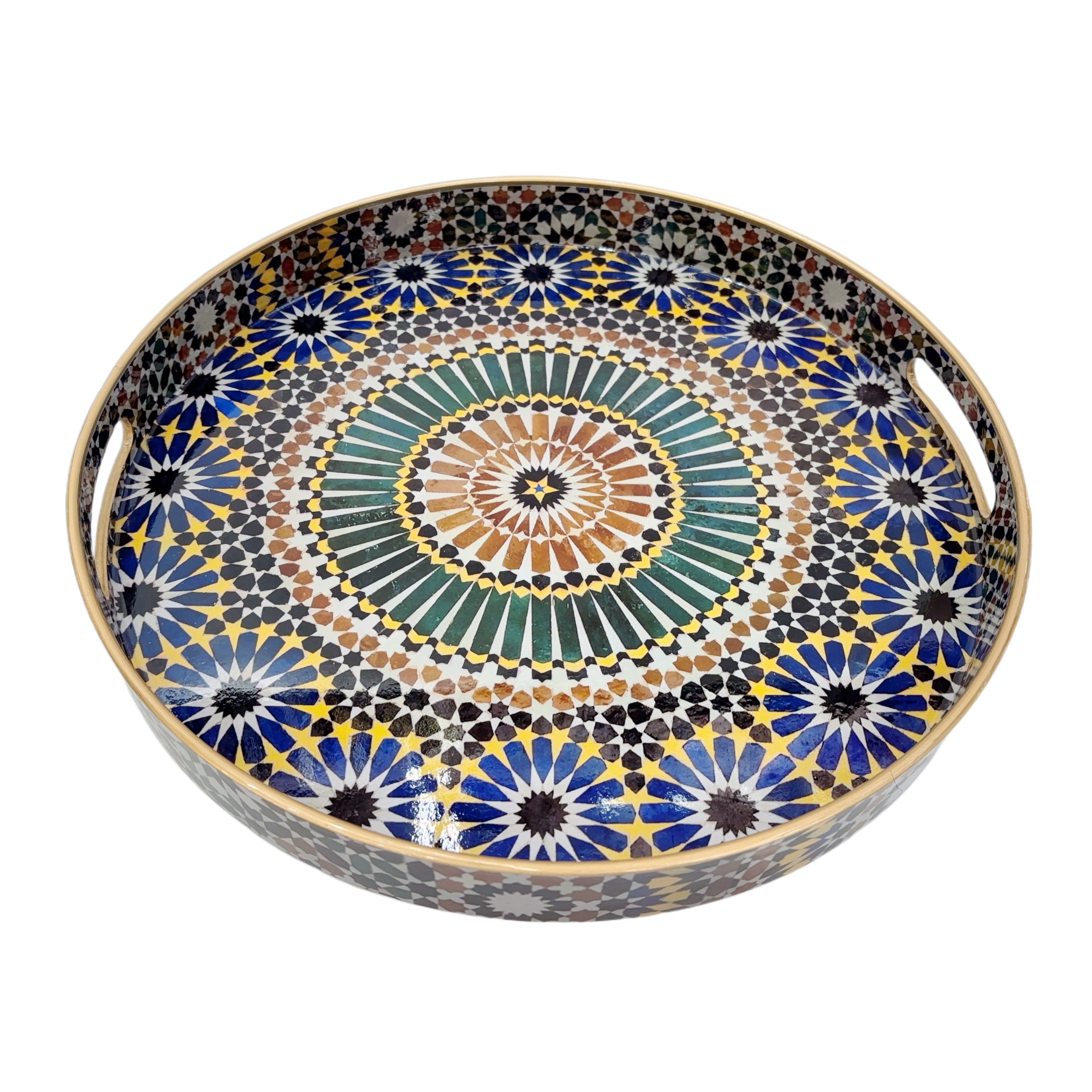 2025年新款塑料托盘 圆形茶盘