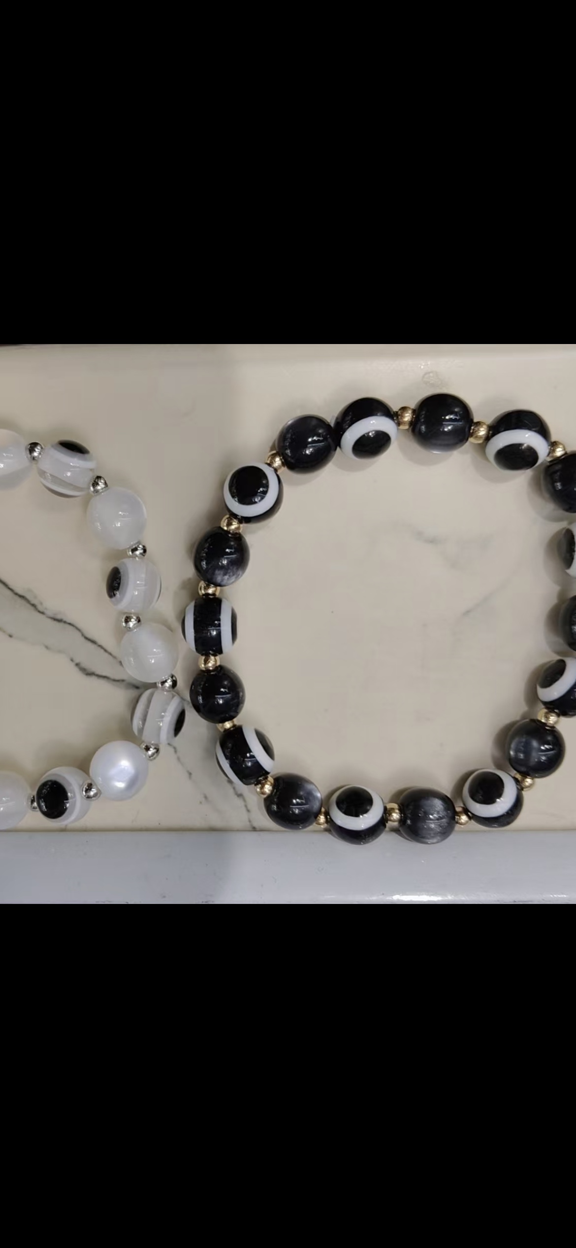 猫眼黑色手链手串