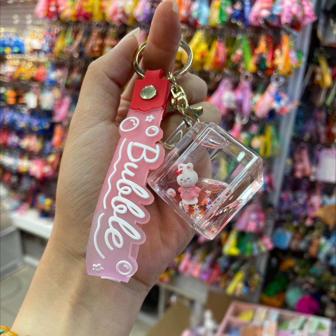 挂件钥匙扣车钥匙装饰透明衣服钥匙圈可爱挂饰礼品